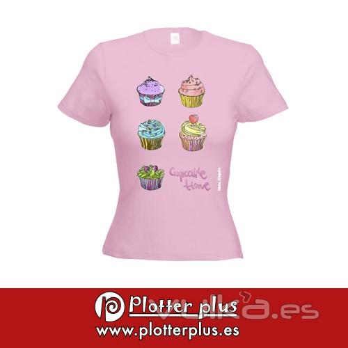 ¡Las chicas son guerreras! Camisetas Poptime exclusivas para chicas en Plotterplus