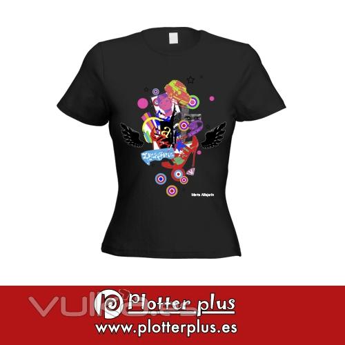 ¡Las chicas son guerreras! Camisetas Poptime exclusivas para chicas en Plotterplus