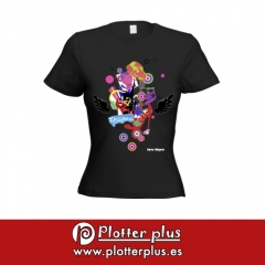 las chicas son guerreras! camisetas poptime exclusivas para chicas en plotterplus
