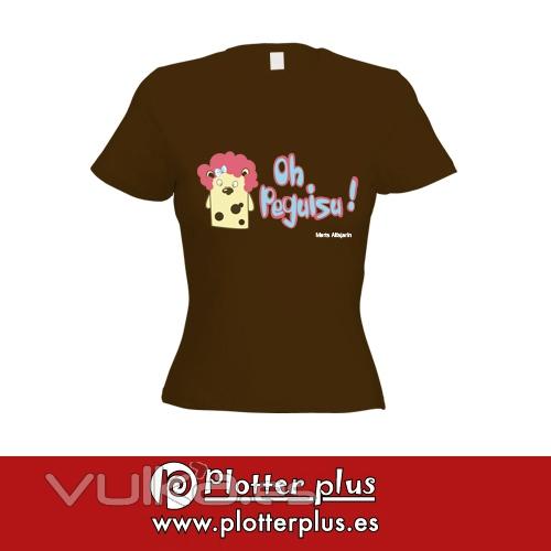 Las chicas son guerreras! Camisetas Poptime exclusivas para chicas en Plotterplus