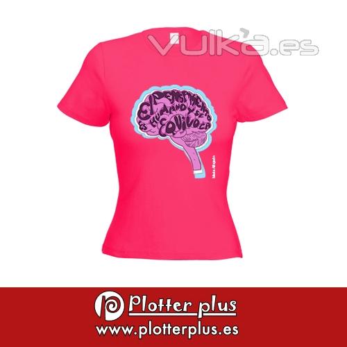 Las chicas son guerreras! Camisetas Poptime exclusivas para chicas en Plotterplus