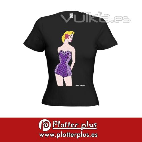 Las chicas son guerreras! Camisetas Poptime exclusivas para chicas en Plotterplus