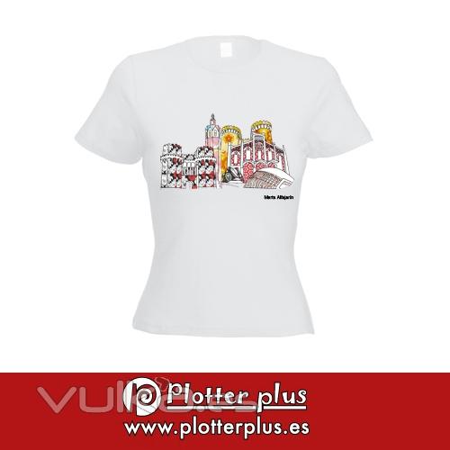 ¡Las chicas son guerreras! Camisetas Poptime exclusivas para chicas en Plotterplus