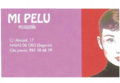 Tarjeta de visita de mi pelu