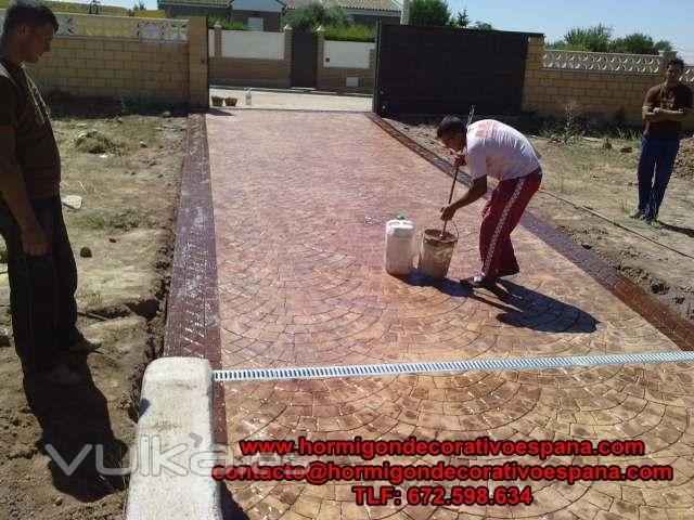 hormigon impreso