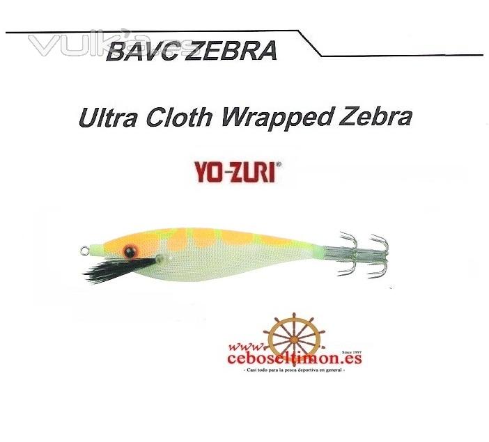 www.ceboseltimon.es - Seuelo Yo Zury Ultra Cloth Wrapped Zebra 75mm - EL 