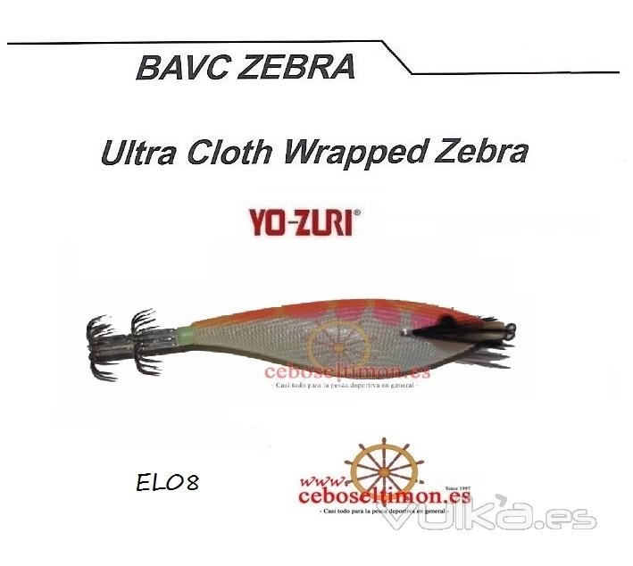 www.ceboseltimon.es - Seuelo Yo Zury Ultra Cloth Wrapped Zebra 75mm - EL