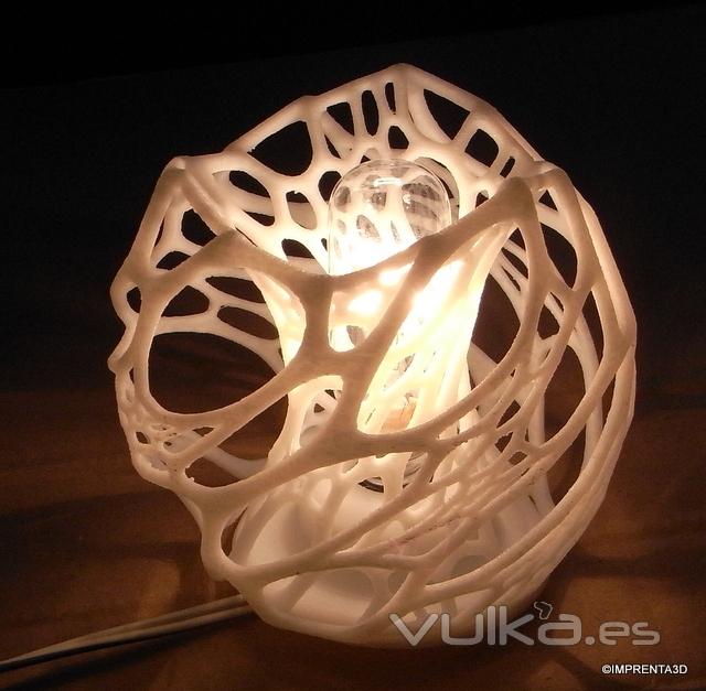 Cellular Lamp by Nervoussistem. Fabricada por Imprenta3D