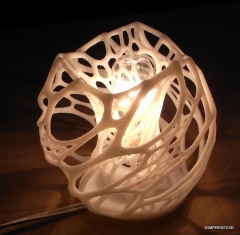 Cellular lamp by nervoussistem. fabricada por imprenta3d