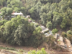 Panoramica del restaurante y del camping la vista