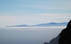 Panoramica de la isla de tenerife desde el restaurante la vista