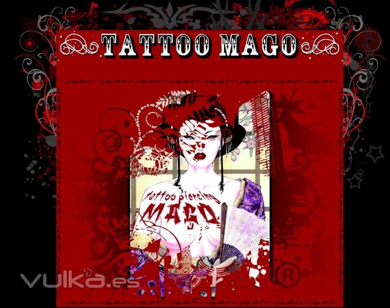 Pgina de inicio a la Web www.tattoomago.com