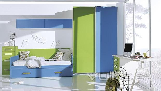 Dormitorio juvenil del catalogo Whynot 12 en esmueble.es