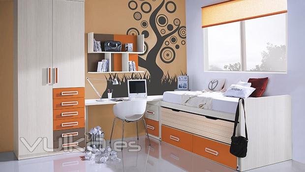 Cama compacto para habitacion juvenil del catalogo whynot 12