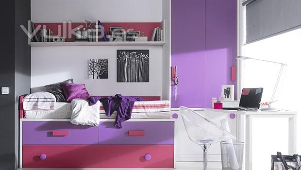 Composicion de muebles juveniles del catalogo Whynot 12