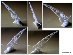 Escultura windsurfista: jumping waves