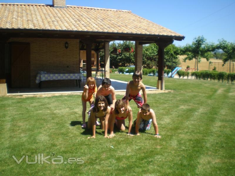 juegos infantiles en el jardin