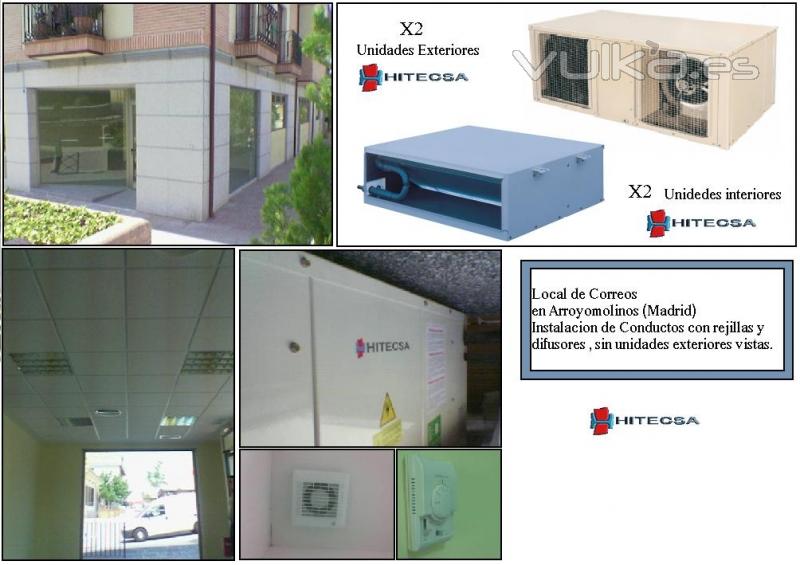 Instalacion hitecsa aire acondicionado leganes