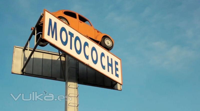 Emblema de Motocoche - VW Escarabajo naranja, emblema de nuestra empresa