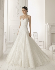Vestido de novia mod ramo - aire barcelona 2013