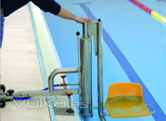 AQUA: Elevador hidrulico para acceder a piscinas pblicas y privadas