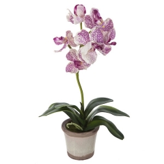 Plantas artificiales con flores. planta flores orquideas artificiales vanda lila 33 en la llimona