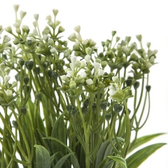 Plantas artificiales con flores. planta flores eucalipto artificial bayas blancas en la llimona home