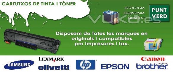 CArtuchos de tinta y toner original y compatible