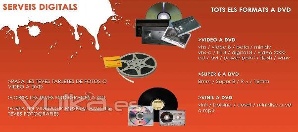 Todos los formatos a dvd (vhs, super8, minidvd, beta)