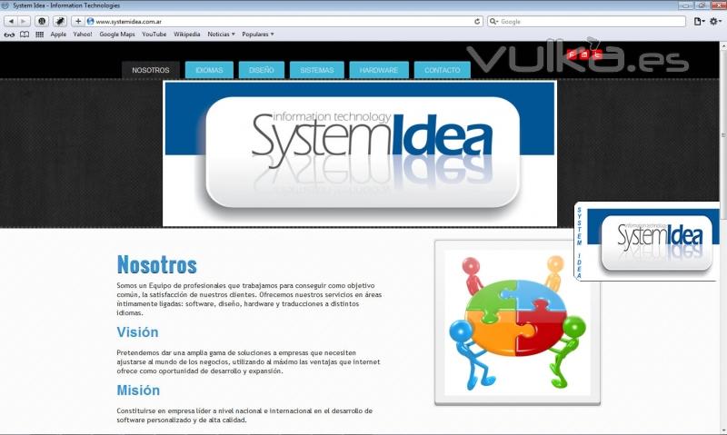 Nuevo sitio web de System Idea