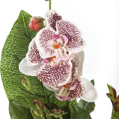 Ramos artificiales ramo artificial flores orquideas fucsia hortensia y lily en la llimona home (2)