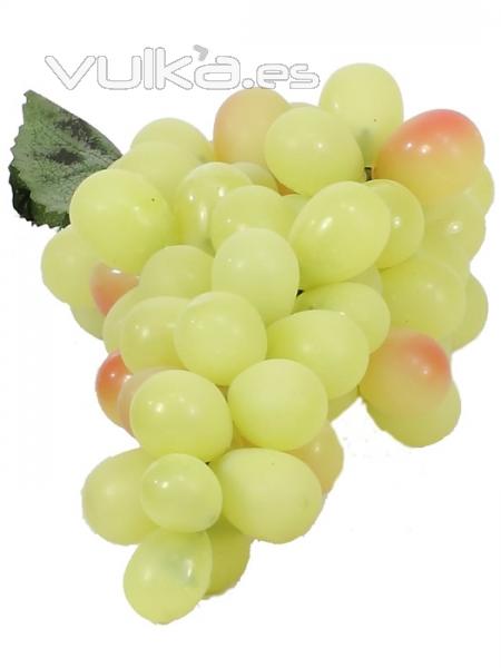 Uvas artificiales de goma Racimo uvas artificiales verdes oasisdecor.com