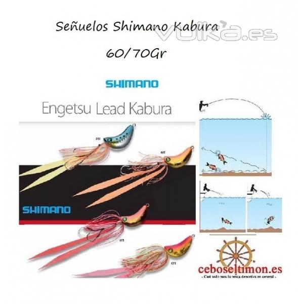 www.ceboseltimon.es - Seuelos Jigs Shimano Engetsu Lead Kabura Madai 60-70 Gr - Tecnica Japonesa Ka