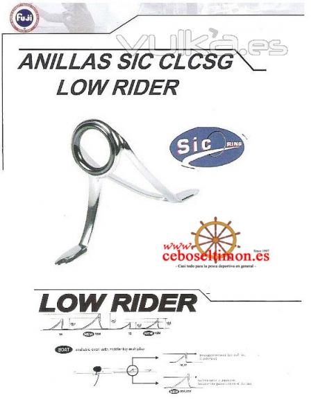www.ceboseltimon.es - Anillas Fuji Sic Low Rider CLCSG