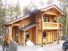 Casa de madera estilo nordico