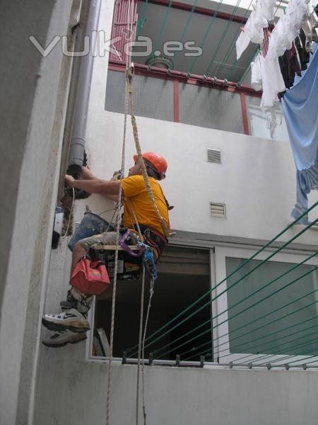 Sustitucion de bajantes de agua en Alicante