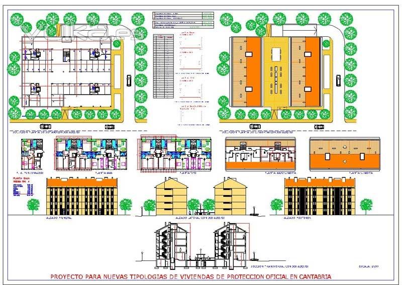 proyecto de 80 viviendas VPO