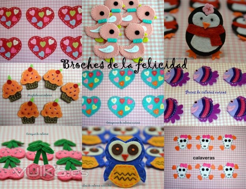 Broches de fieltro 