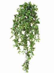 Plantas artificiales planta colgante tradescantia zebrina artificial verde oasisdecorcom