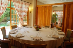 Comedor del restaurante  granja santa creu