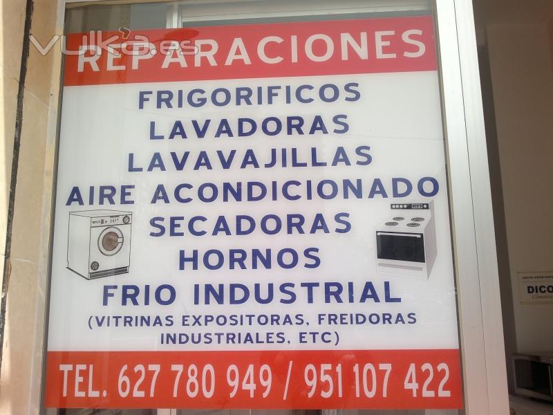 REPARACIONES ELECTRODOMESTICOS,FRIO INDUSTRIAL Y AIRE ACONDICIONADO.