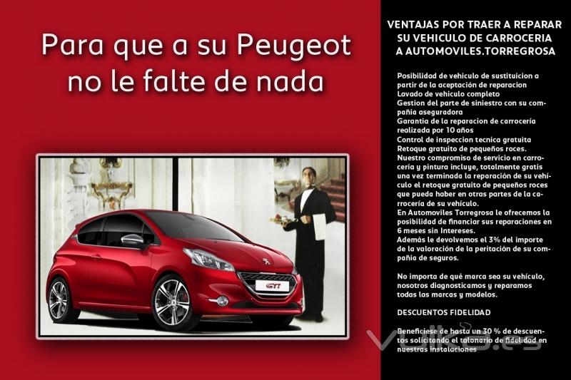 Servicio Post Venta Peugeot de Automoviles Torregrosa