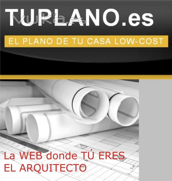 Hazte tu plano de arquitecto online y a bajo coste - TUPLANO.es