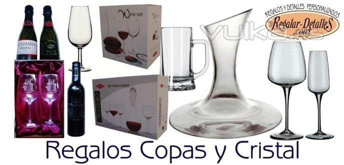 Regalos de Copas y Artículos de Cristal Personalizados