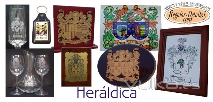 Regalos de Herldica en Madera, Cristal, Espejos, Cermica, etc