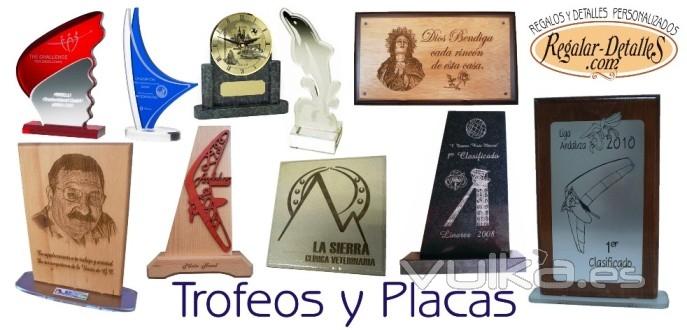 Trofeos y Placas Personalizadas para cada ocasin.