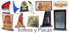Trofeos y Placas Personalizadas para cada ocasión.