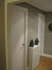 Puertas de paso lacadas blanco