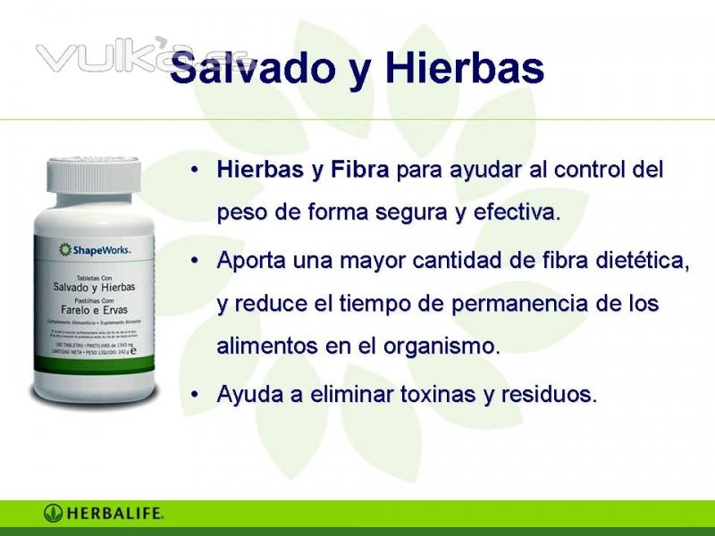 Productos Herbalife Salvado y Hierbas