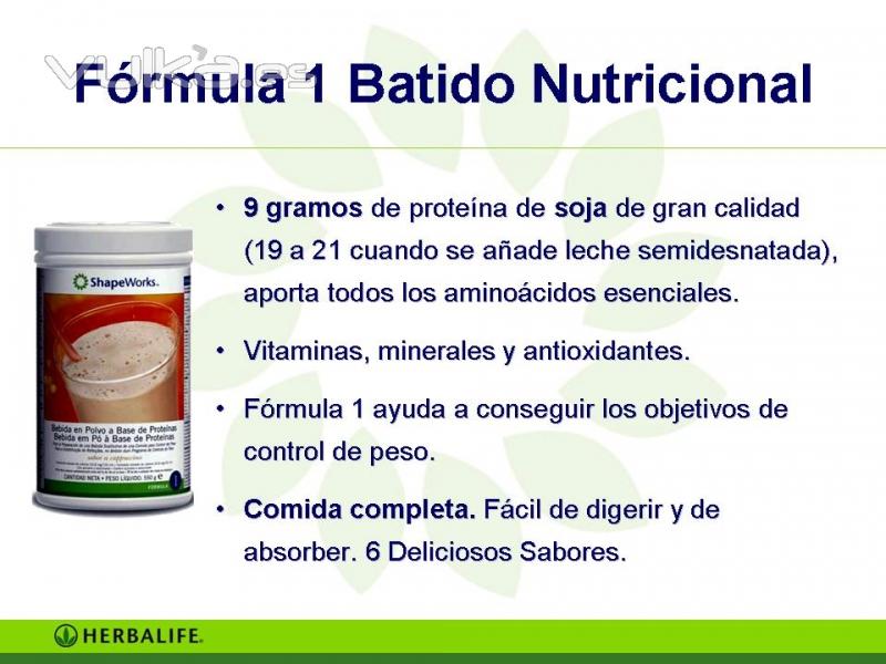 Productos Herbalife Formula 1 Batido